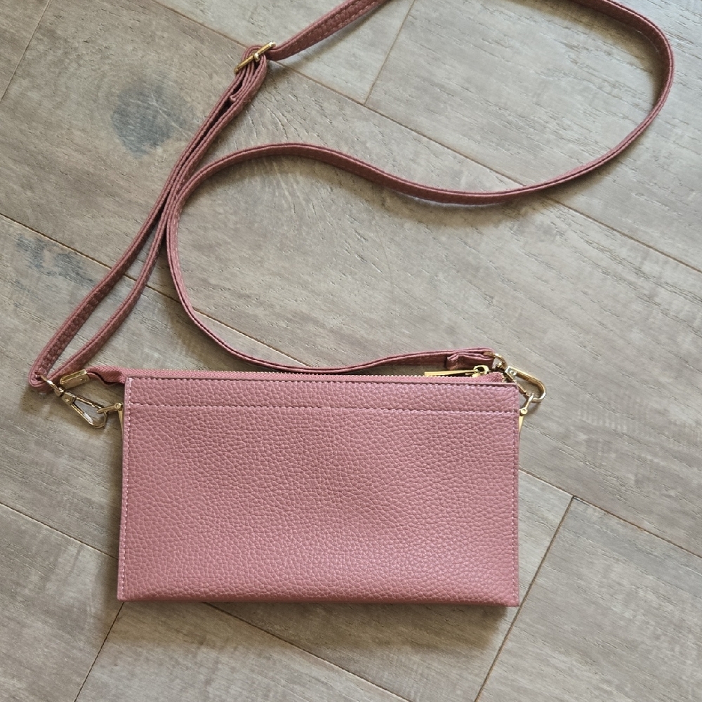 Elegant Pink Crossbody Bag